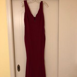 Red Mermaid Prom Dress
